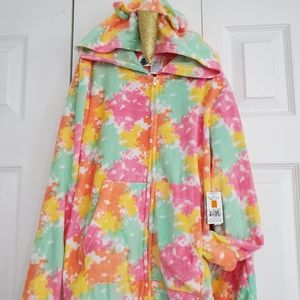 Extremely Me Girls Colorful Pajama Jumpsuit, Size 10-12